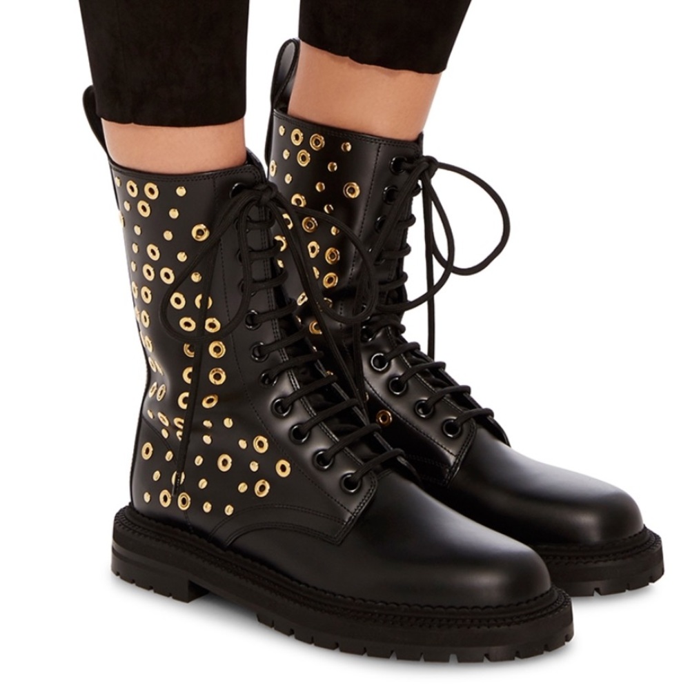Burberry runway combat boot